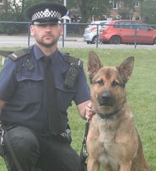 K9 Ghost - Merseyside, England - Memorials to Fallen K-9's