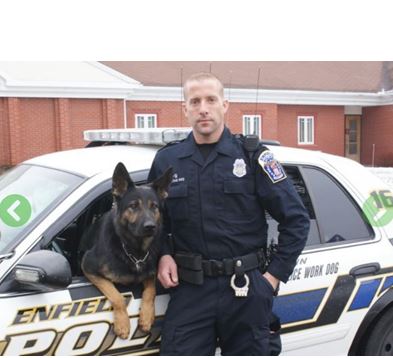 K9 Bruin - Enfield, Connecticut - Memorials to Fallen K-9's