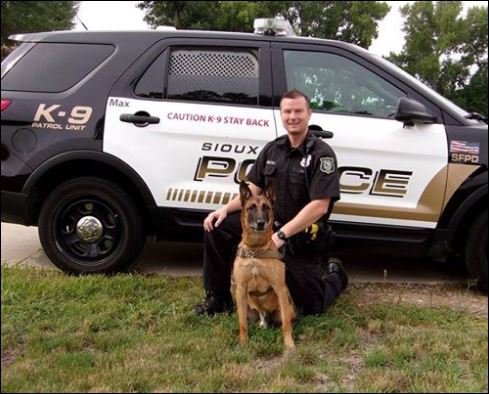 K9 Max - Sioux Falls, South Dakota - Memorials to Fallen K-9's